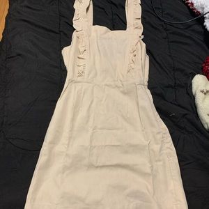 Nasty Gal Pinafore Linen Dress